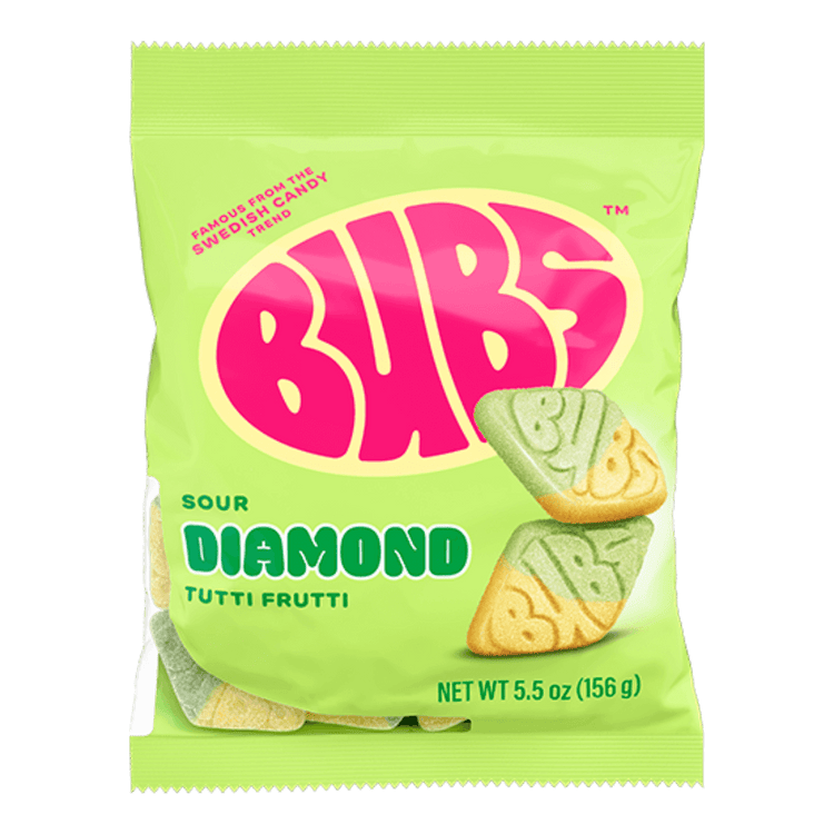 BUBS Sour Tutti Frutti Diamond