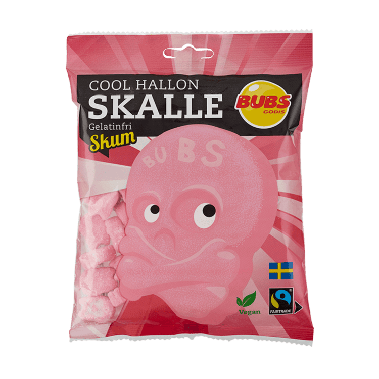 BUBS Cool Raspberry Micro Foam Skulls