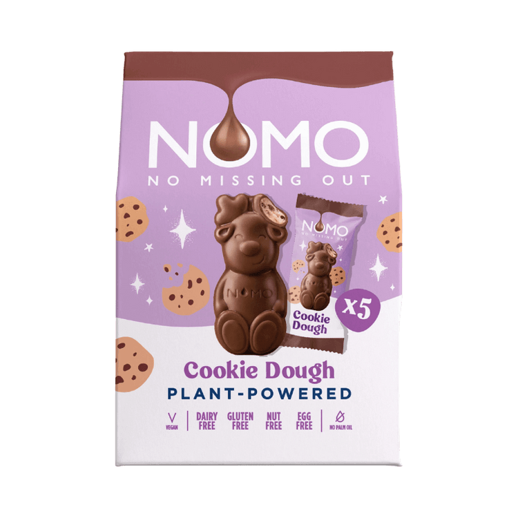 NOMO Chocolate Mini Cookie Dough Reindeers (5 Pack)
