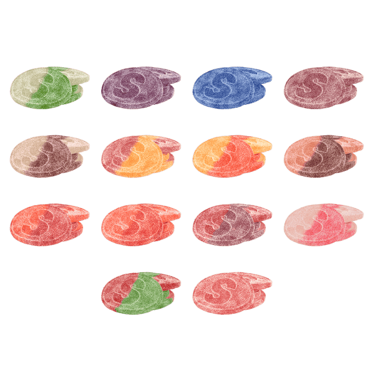 S-Marke Sour Ovals Mix