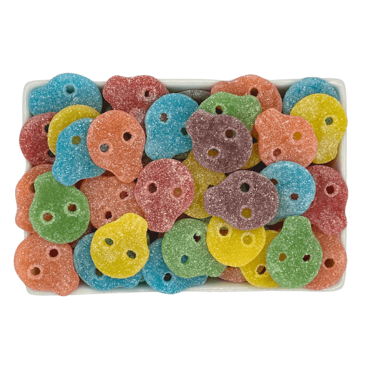 Sour Rainbow Swedish Skulls Mix