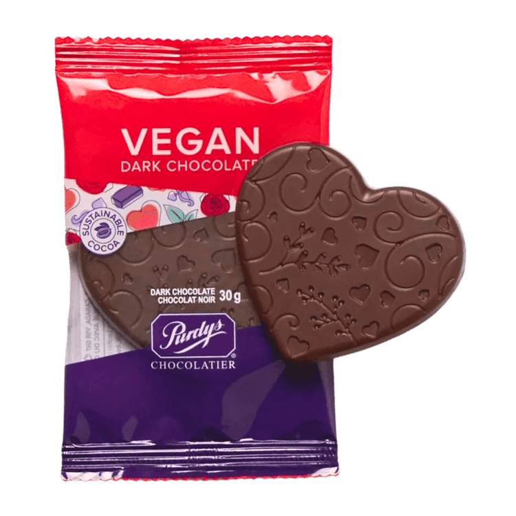 Vegan Dark Chocolate Heart