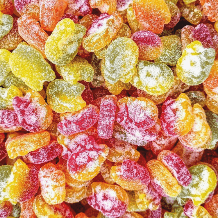 BUBS Sour Fruity Lemon Micro Skulls