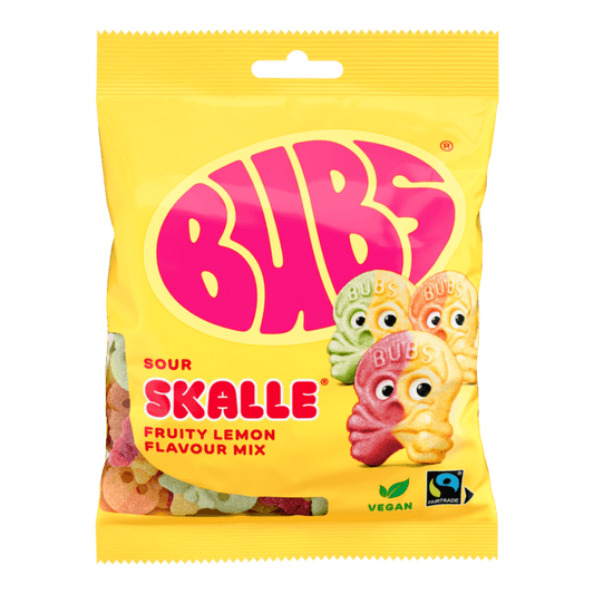 BUBS Sour Fruity Lemon Mix Skalle