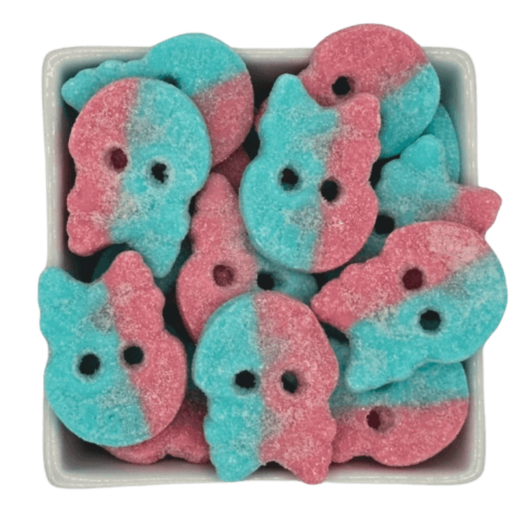 BUBS Sour Bubblegum Foam Skulls