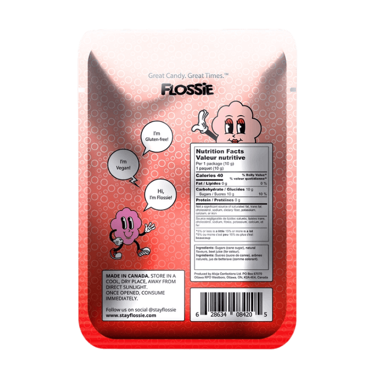 Flossie Shirley Temple Cotton Candy