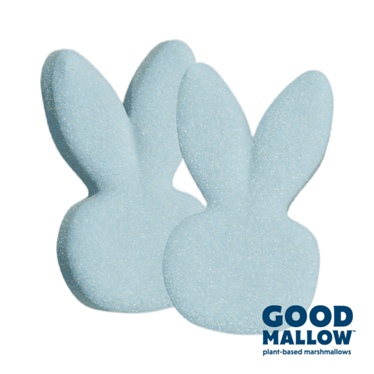 GoodMallow Blue Plant-Based Easter Bunny Marshmallows