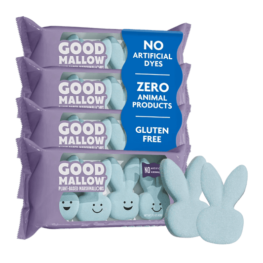 GoodMallow Blue Plant-Based Easter Bunny Marshmallows