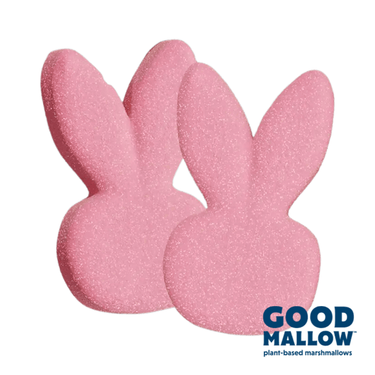 GoodMallow Pink Plant-Based Easter Bunny Marshmallows