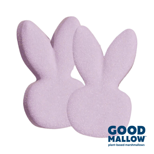 GoodMallow Purple Plant-Based Easter Bunny Marshmallows