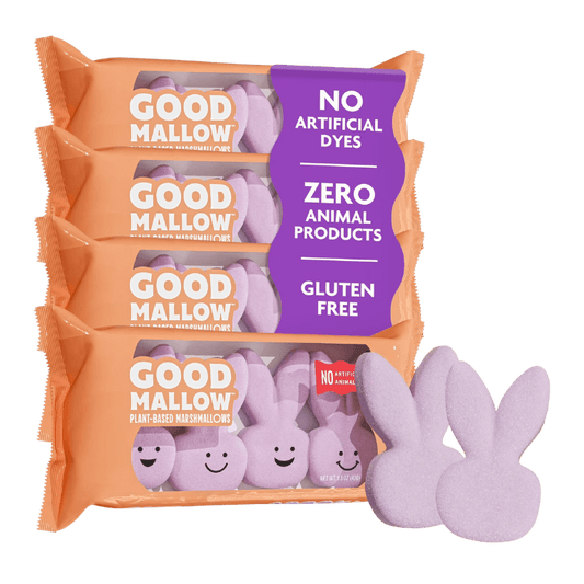GoodMallow Purple Plant-Based Easter Bunny Marshmallows