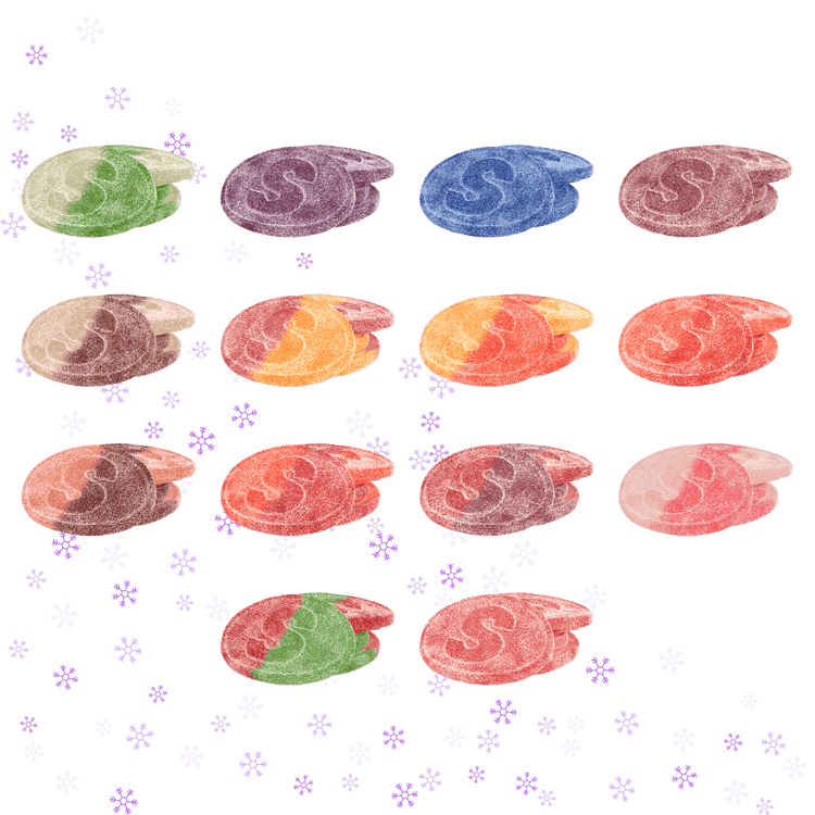 S-Marke Sour Ovals Mix