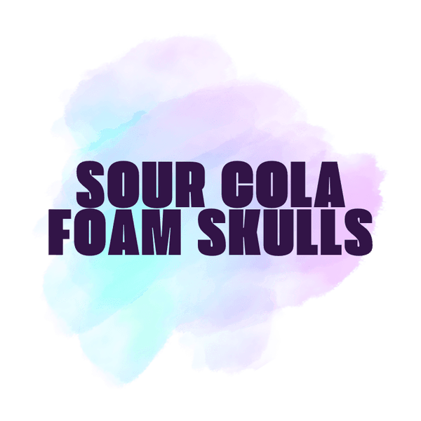Sour Cola Foam Skulls