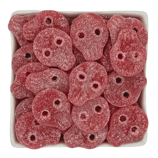 Sour Strawberry Skulls