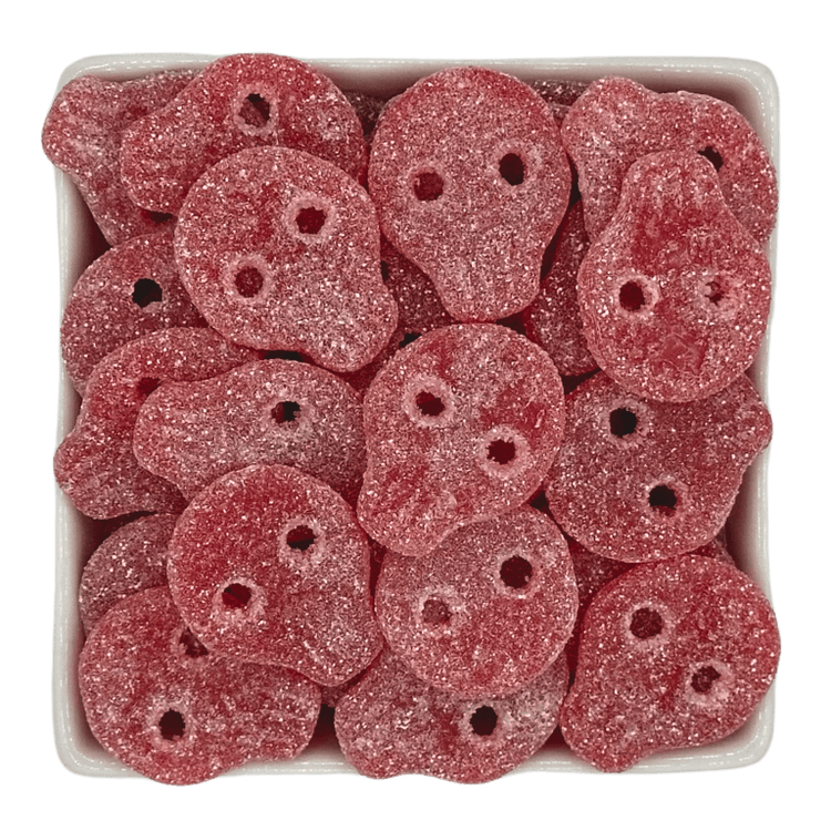 Sour Strawberry Skulls
