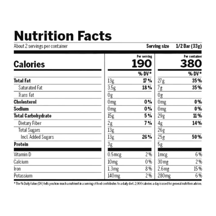 Vego Mini Chocolate Bar